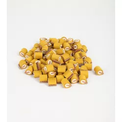 Ролики (барабанчики) молоточкового механизма для рояля, кожаные, с сердечником, 90 шт