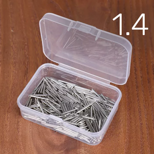 Штифты Ø1.4 мм для фортепиано и роялей — стальные, фаска, 50 г (~230 шт)