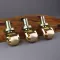 Латунные колесики (ролики) для рояля Ø44 мм — комплект 3 шт.