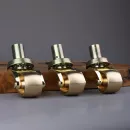 Латунные колесики (ролики) для рояля Ø44 мм — комплект 3 шт.