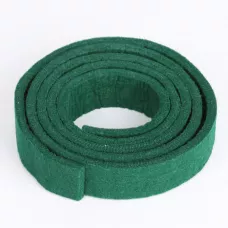 Польстер клавиатурный жесткий, 1260x25x5 мм искусственная шерсть, зеленый