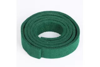 Польстер клавиатурный жесткий, 1260x25x5 мм искусственная шерсть, зеленый