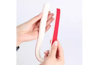 Пушель демпферный, голосовой (дискантовый), красный унтерфильц, прошитый, 51 см