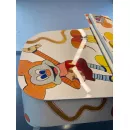 Рояль Kawai KG-5 белый, в стиле Disney Mickey Mouse