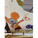 Рояль Kawai KG-5 белый, в стиле Disney Mickey Mouse
