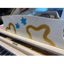 Рояль Kawai KG-5 белый, в стиле Disney Mickey Mouse