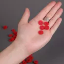 Шайба балансировочная (флейка) 12×4×2 мм для клавиш фортепиано, набор 90 шт