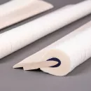 Молотки, немецкий фетр FFW 1 полоса, керн белый - для РОЯЛЯ