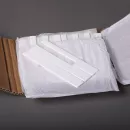 Накладки Yamaha без фронта, белые, глянцевые, 51 мм, проложены калькой, обернуты картоном