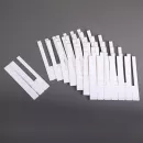 Накладки Yamaha без фронта, белые, глянцевые, 51 мм, проложены калькой, обернуты картоном