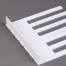 Накладки на клавиши 51 мм, глянцевые, оттенок слоновая кость, комплект 52 шт, premium пластик