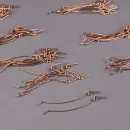 Пружинки № 2, 60 мм, 90 шт