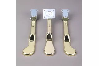Педали для пианино золотистые, тип 1, комплект 3 шт