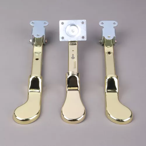 Педали золотистые 3 шт (для пианино)