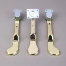 Педали золотистые 3 шт (для пианино)