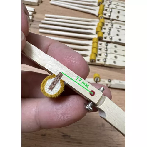 Гаммерштиль для рояля с барабанчиком и капсулем в сборе, 1 шт. тип Renner