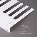 Накладки на клавиши 52 мм, матовые, оттенок слоновая кость, комплект 52 шт