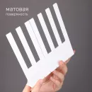 Накладки на клавиши 52 мм, матовые, оттенок слоновая кость, комплект 52 шт