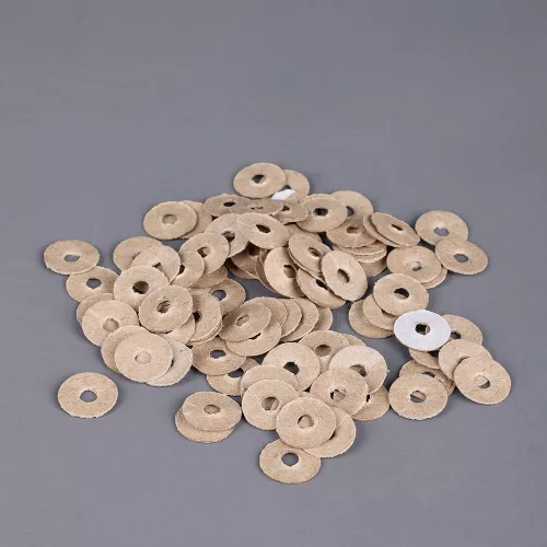 Шайбы регулировочные под балансный штифт 12×4×0,2 мм — электрокартон, набор 100 шт