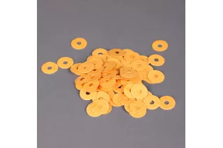 Шайбы регулировочные под балансный штифт 12×4×0,3 мм — оранжевая бумага, набор 100 шт