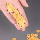 Шайбы регулировочные под балансный штифт 12×4×0,3 мм — оранжевая бумага, набор 100 шт