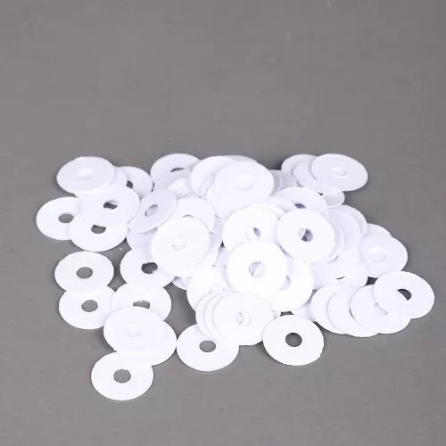 Шайбы регулировочные под балансный штифт 12×4×0,4 мм — белая бумага, набор 100 шт