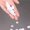 Шайбы регулировочные под балансный штифт 12×4×0,4 мм — белая бумага, набор 100 шт