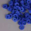 Шайбы балансировочные (флейка) для клавиш фортепиано 12×4×1 мм — набор 90 шт, синий фетр