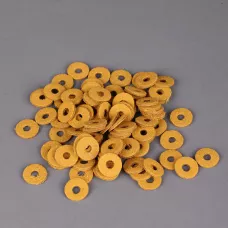 Шайбы балансировочные (флейка) для клавиш фортепиано, 12 х 4 х 1,5 мм, набор 90 шт, прессованная кожа