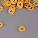 Шайбы балансировочные (флейка) для клавиш фортепиано, 12 х 4 х 1,5 мм, набор 90 шт, прессованная кожа