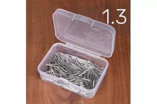 Штифты Ø 1.3 мм для механики фортепиано — 50 г (~240 шт)
