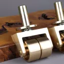 Колёсики для рояля сдвоенные Ø 50 мм — комплект 3 шт (шток Ø 20 мм)