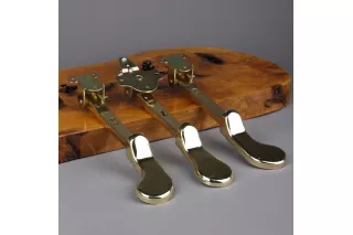 Педали для пианино золотистые, тип 2, комплект 3 шт