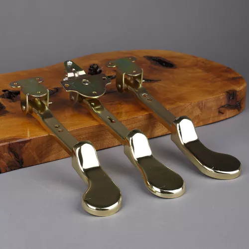 Педали для пианино золотистые, тип 2, комплект 3 шт