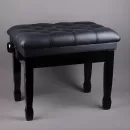 Банкетка для фортепиано регулируемая черная