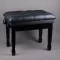 Банкетка для фортепиано регулируемая черная