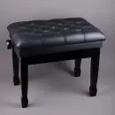 Банкетка для фортепиано регулируемая черная