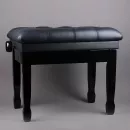 Банкетка для фортепиано регулируемая черная