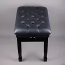 Банкетка для фортепиано регулируемая черная