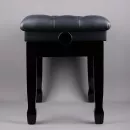 Банкетка для фортепиано регулируемая черная