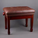 Банкетка для фортепиано регулируемая коричневая