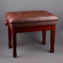 Банкетка для фортепиано регулируемая коричневая