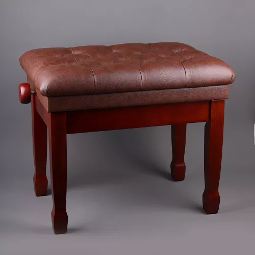 Банкетка для фортепиано регулируемая коричневая