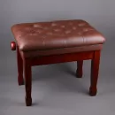 Банкетка для фортепиано регулируемая коричневая