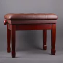 Банкетка для фортепиано регулируемая коричневая