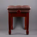 Банкетка для фортепиано регулируемая коричневая