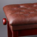 Банкетка для фортепиано регулируемая коричневая