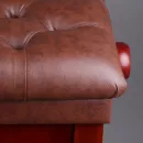 Банкетка для фортепиано регулируемая коричневая