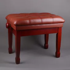 Банкетка для фортепиано регулируемая, красно-коричневая, 50–60 см Buken RB1