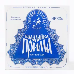 Комплект струн для балалайки прима Господин Музыкант BP30n синяя 0,30